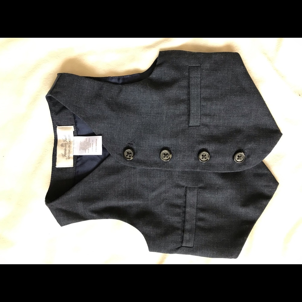 Janie and jack baby boy wool vest